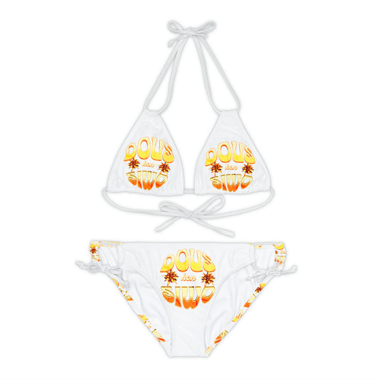 Dous Kon Siwo Strappy Bikini Set (AOP)