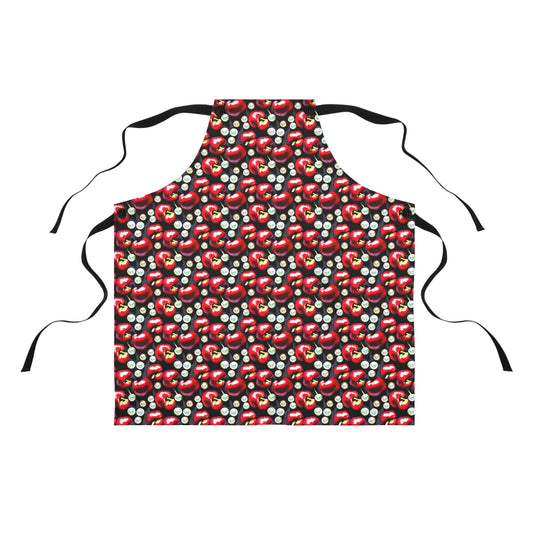 Cherries and Pearls Apron (AOP)